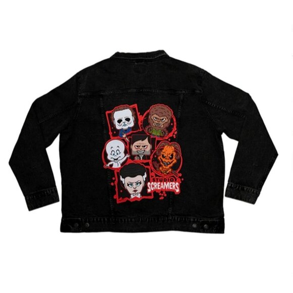 Halloween Horror Nights 2022 Studio Screamers Denim Jean Size XL - Picture 10 of 10